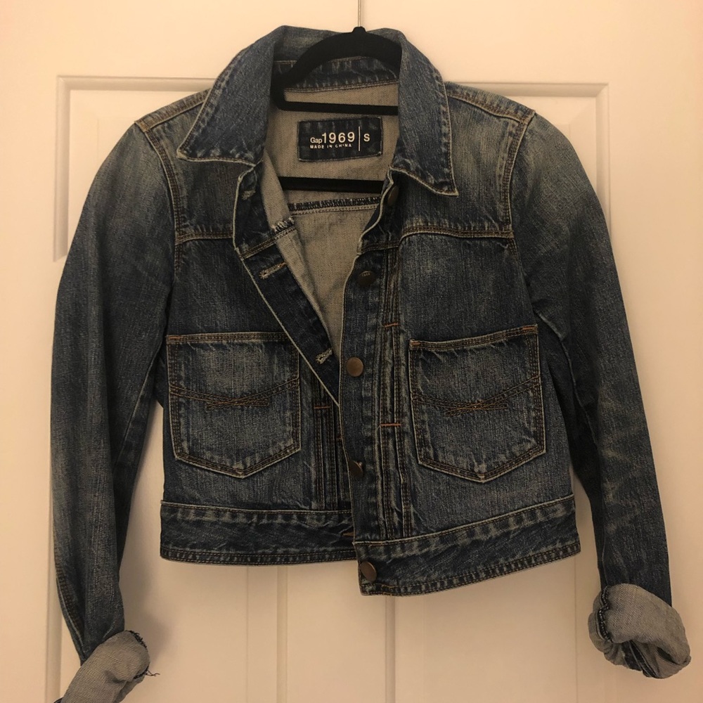 Gap Cropped Jean Jacket